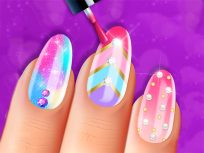 ملصق اللعبة Fashion Girls Nail Salon