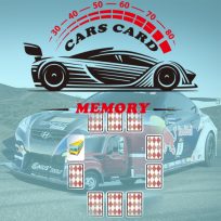 ملصق اللعبة Cars Card Memory