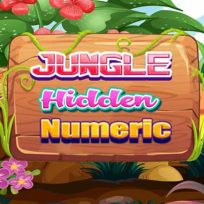 ملصق اللعبة Jungle Hidden Numeric