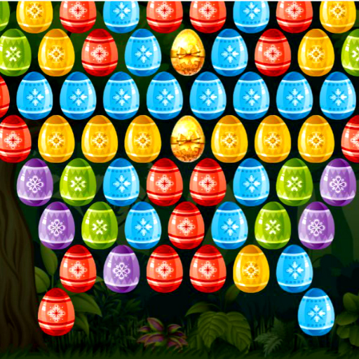 poster of Play Bubble Shooter Easter Game Online 2024 game
