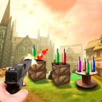 ملصق اللعبة Bootle Target Shooting 3D