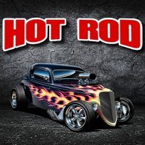 ملصق اللعبة Hot Rod Cars