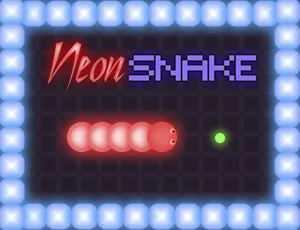 poster of Play Neon Snake Game Online 2024 game