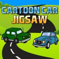 ملصق اللعبة Cartoon Car Jigsaw