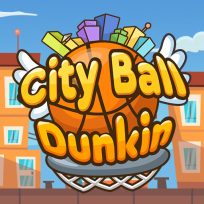 ملصق اللعبة City Ball Dunkin