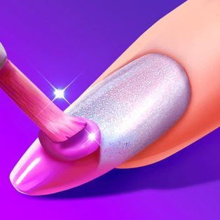 ملصق اللعبة Girls Nail Salon