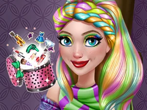 poster of Play Dove Trendy Dolly Makeup Game Online 2024 game
