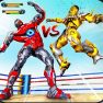 poster of Robot Ring Fighting Wrestling Games game