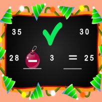 ملصق اللعبة Xmas Math