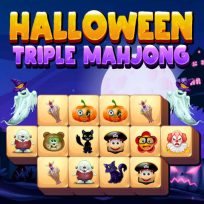 ملصق اللعبة Halloween Triple Mahjong