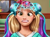 ملصق اللعبة Rapunzel Brain Doctor