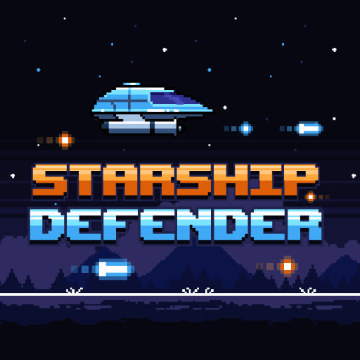 poster of Play Starship Defender Game Online 2024 game