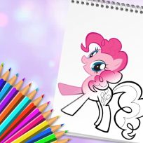 poster of Cute Pony Coloring Book game