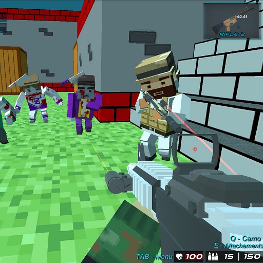 poster of Play Blocky Wars Advanced Combat SWAT Game Online 2024 game