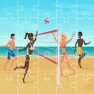 poster of Beach Volley Ball Jigsaw game