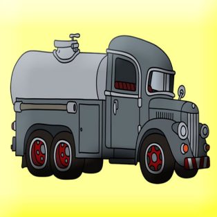 poster of Tank Trucks Coloring game