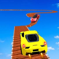 poster of Tricky Impossible Tracks Car Stunt Racing game