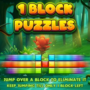 poster of 1 Block Puzzles game