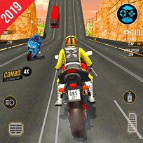 ملصق اللعبة Highway Rider Bike Racing: Crazy Bike Traffic Race