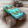 poster of Monster Truck Stunt Driving Simulation game