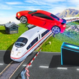 poster of Marvelous Highway Car Stunt Ramp Car Stunt Race game