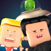 poster of STOP Trump vs Kim Jong-Un game