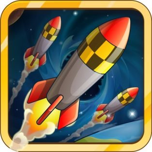 poster of Galactic Missile Defense game