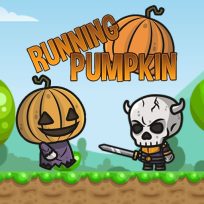 ملصق اللعبة Running Pumpkin