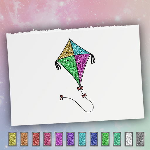 poster of Play Glitter Toys Coloring Book Game Online 2024 game