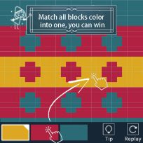 ملصق اللعبة Color Flooding Puzzle