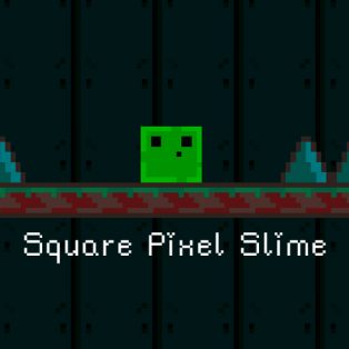 ملصق اللعبة Square Pixel Slime