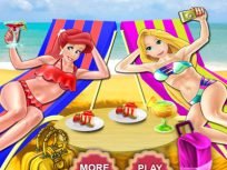 poster of Princesses Beach Day game