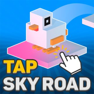 ملصق اللعبة Tap Sky Road