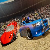 ملصق اللعبة Real Car Demolition Derby Racing Game