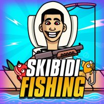 ملصق اللعبة Skibidi Fishing