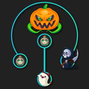 poster of Power Connect Halloween game