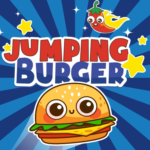 poster of Play Jumping Burger Game Online 2024 game