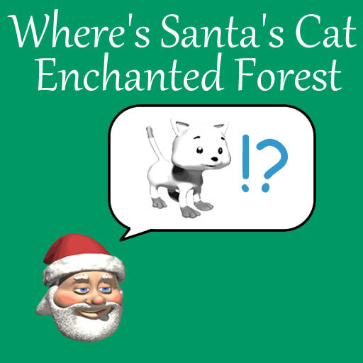 poster of Play Where's Santa's Cat Enchanted Forest Game Online 2024 game