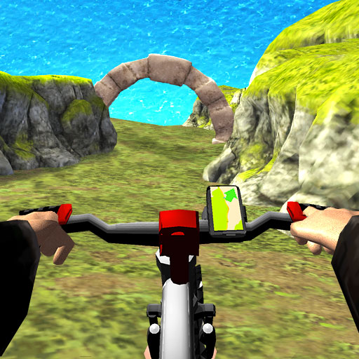 poster of Play Real MTB Downhill 3D Game Online 2024 game