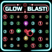 ملصق اللعبة Glow Blast !