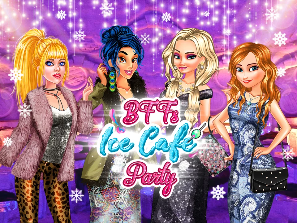 poster of Play BFFs Ice Cafe Party Game Online 2024 game