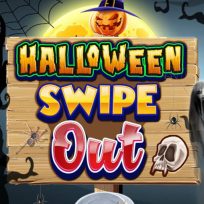 ملصق اللعبة Halloween Swipe Out