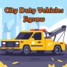 ملصق اللعبة City Duty Vehicles Jigsaw