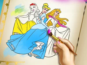 poster of Princesses Coloring Book game