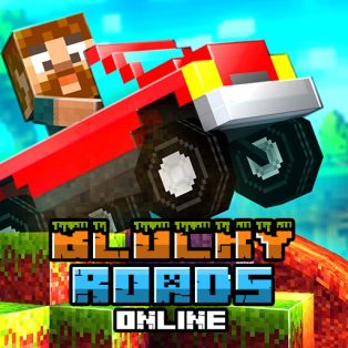 poster of Blocky Roads Online game