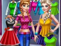 poster of Princesses Casual Outfits game