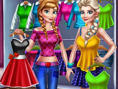poster of Play Princesses Casual Outfits Game Online 2024 game