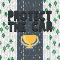 ملصق اللعبة Protect the car