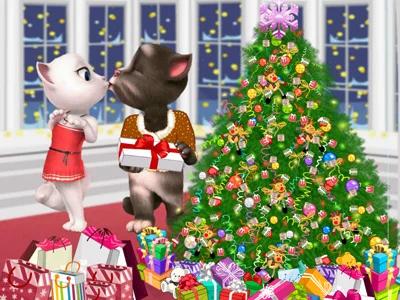 poster of Play Angie Winter Fashion Tree! Game Online 2024 game