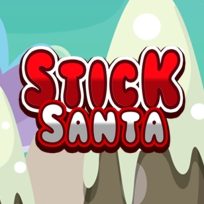 ملصق اللعبة Stick Santa